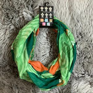 Grand | Women's Fashion Infinity Scarf | Green | One Size